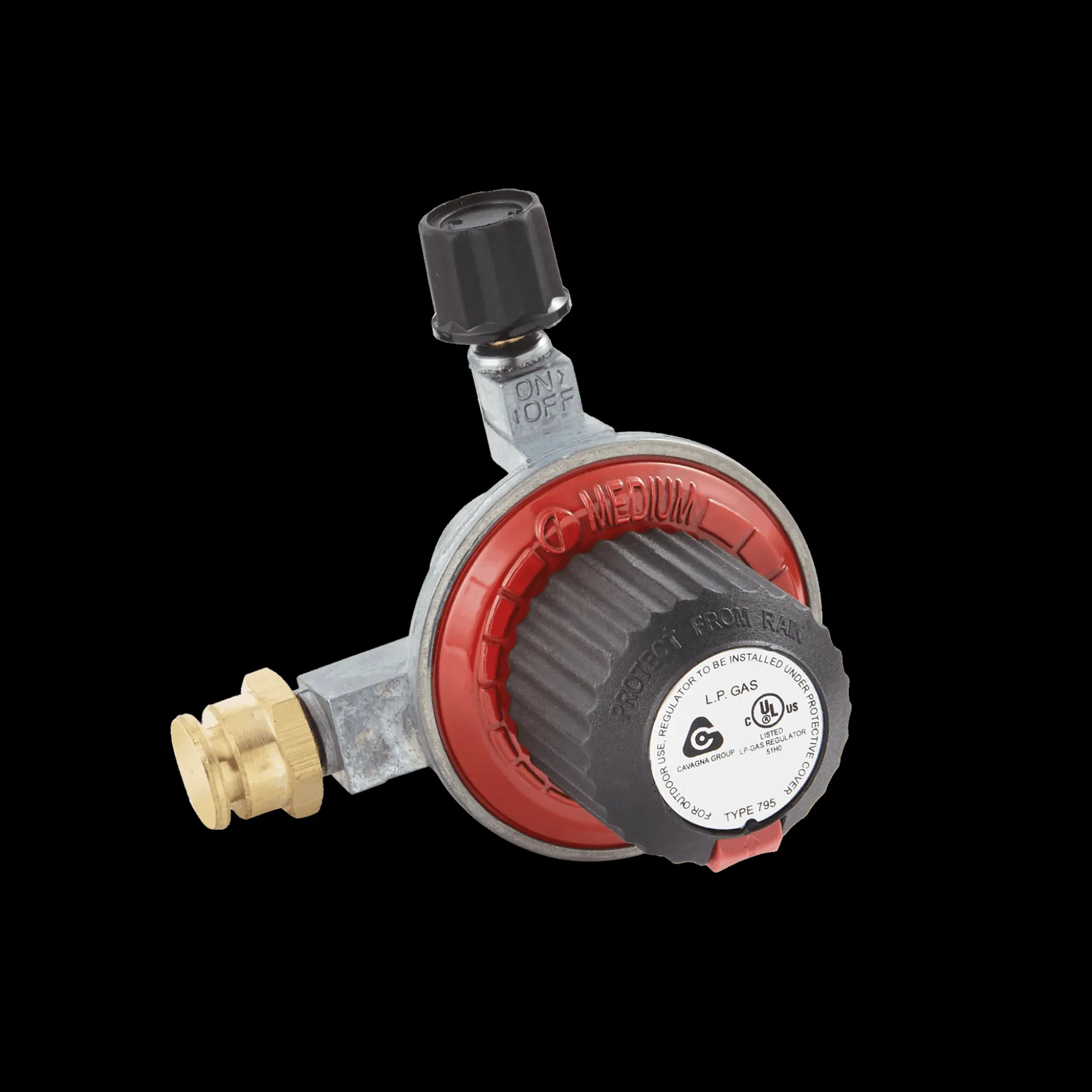 Gas Valve and Regulator Assembly