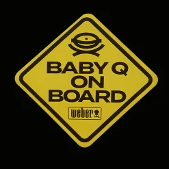 Limited Edition Weber "Baby Q on Board" Car Decal