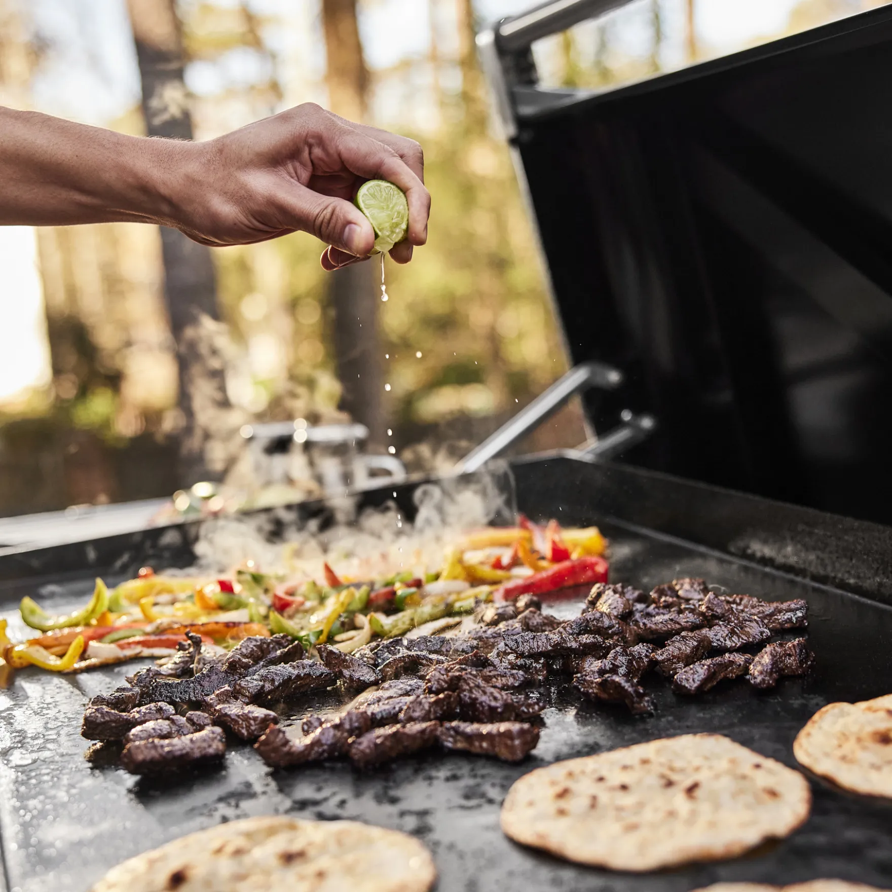 Slate® 36" Rust-Resistant Griddle with Flip-Up Side Table (Liquid Propane)