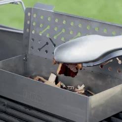 Smoker Box - Weber Q 200/2000 & larger gas grills